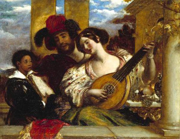 William Etty Duet Germany oil painting art